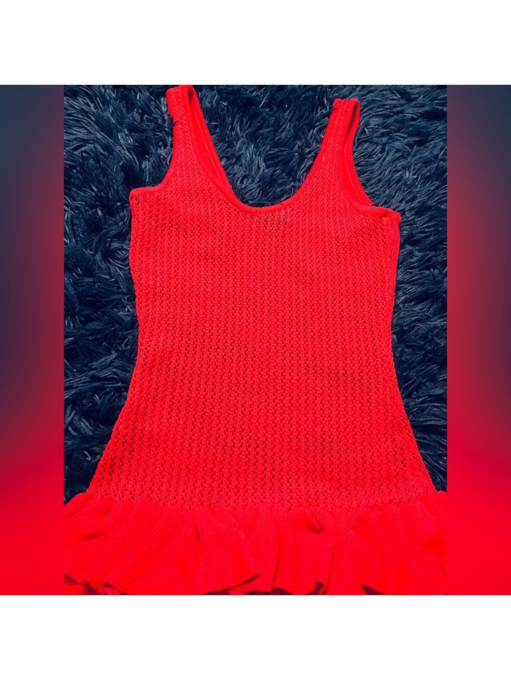 Hera Collection Crochet Ruffle Dress - Picture 9 of 14